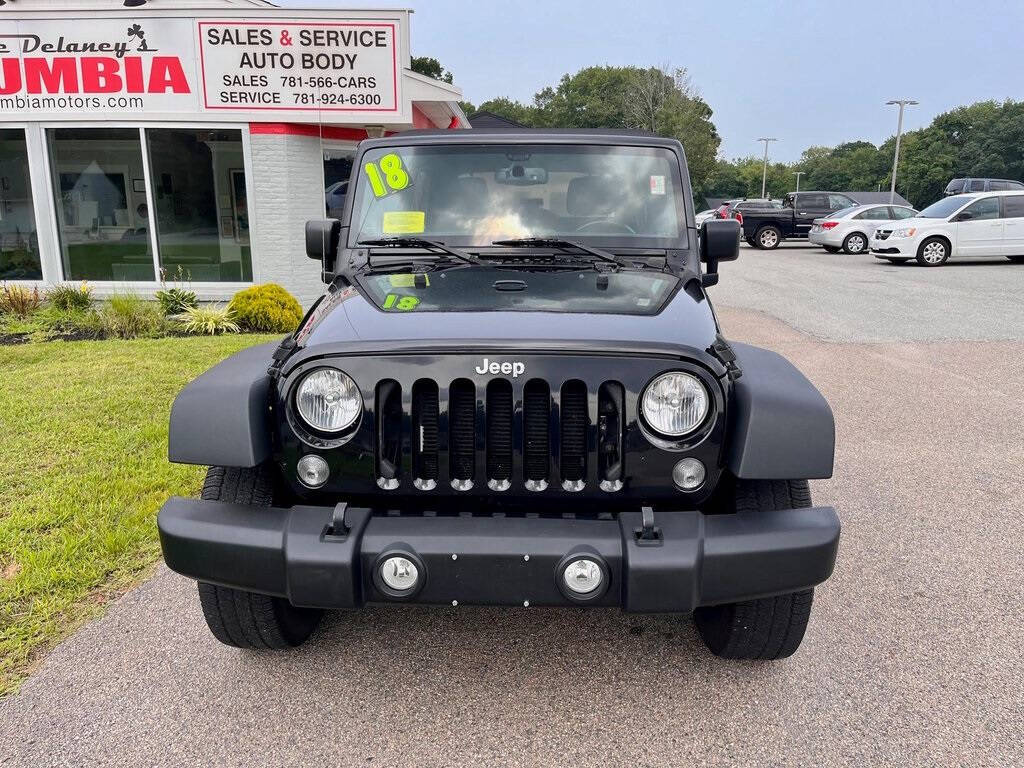 2018 Jeep Wrangler JK Unlimited for sale at Dave Delaney's Columbia in Hanover, MA