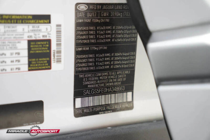 2017 Land Rover Range Rover Supercharged LWB