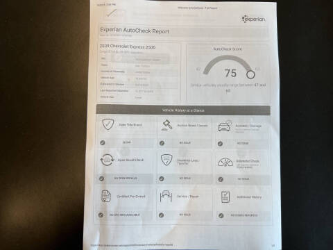 2009 Chevrolet Express 2500