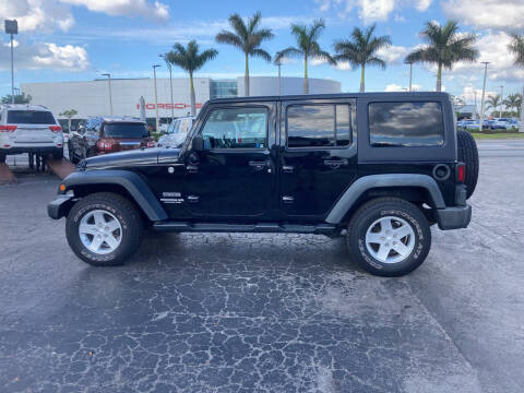 2012 Jeep Wrangler Unlimited for sale at CAR-RIGHT AUTO SALES INC in Naples FL