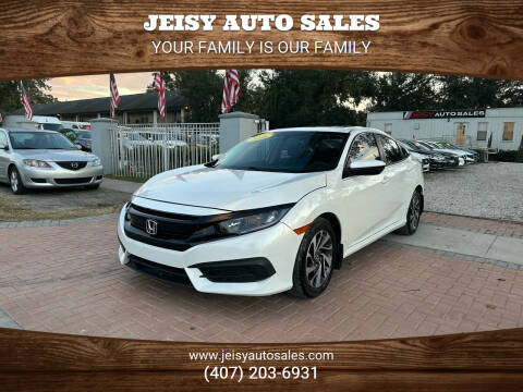 2016 Honda Civic for sale at JEISY AUTO SALES in Orlando FL