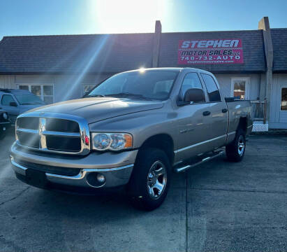 2004 Dodge Ram Pickup 1500 for sale at Stephen Motor Sales LLC in Caldwell OH