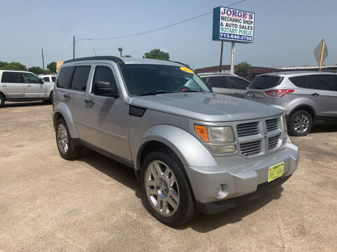 2011 Dodge Nitro for sale at JORGE'S MECHANIC SHOP & AUTO SALES in Houston TX