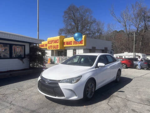 2016 Toyota Camry for sale at Acceptance Auto Sales in Lithia Springs GA