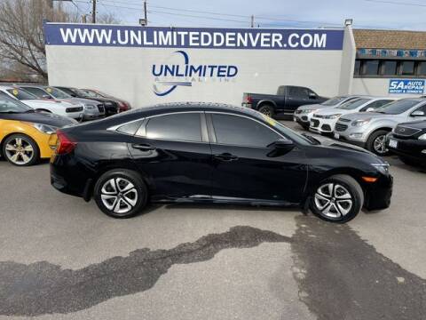 2016 Honda Civic for sale at Unlimited Auto Sales in Denver CO