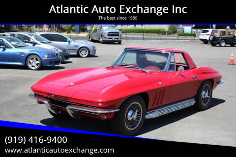 1965 Chevrolet Corvette for sale at Atlantic Auto Exchange Inc in Durham NC