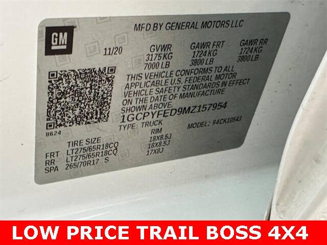 2021 Chevrolet Silverado 1500