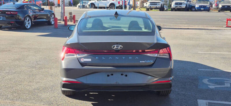 2023 Hyundai Elantra Hybrid Blue