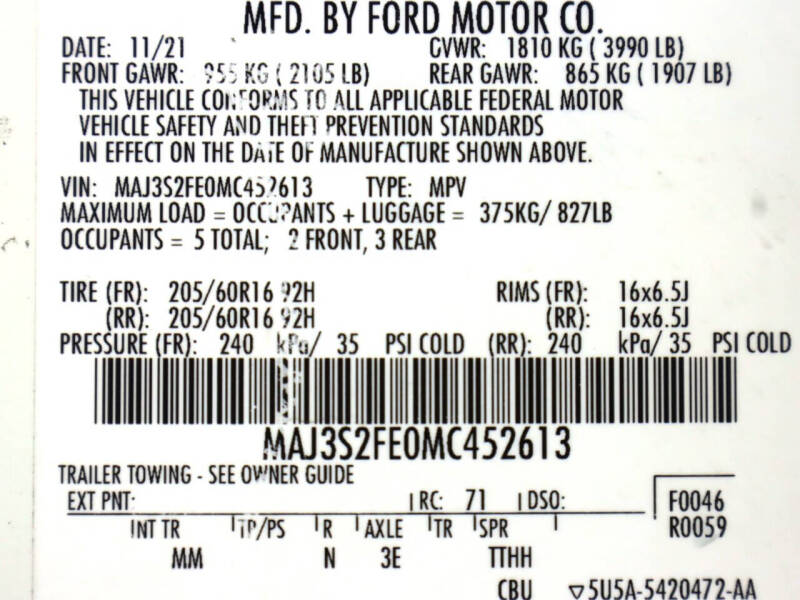 2021 Ford EcoSport S