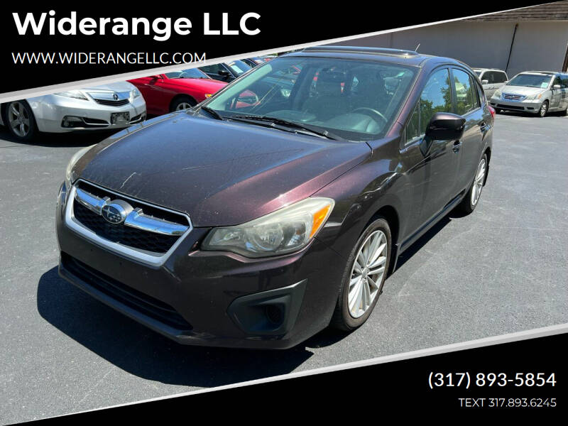 2013 Subaru Impreza for sale at Widerange LLC in Greenwood IN