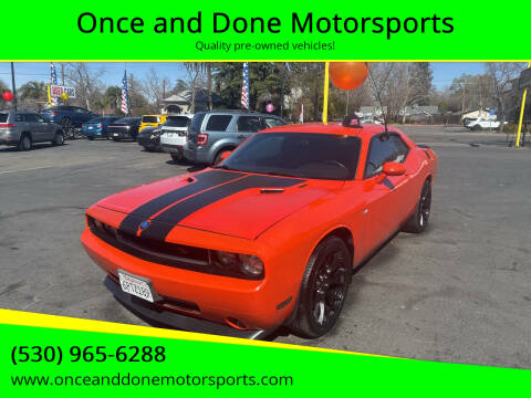 2010 Dodge Challenger for sale at Once and Done Motorsports in Chico CA