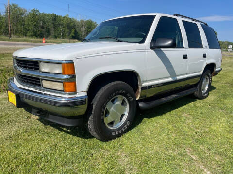 1999 Chevrolet Tahoe for sale at Sunshine Auto Sales in Menasha WI