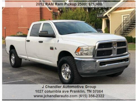 2012 RAM Ram Pickup 2500 for sale at Franklin Motorcars in Franklin TN