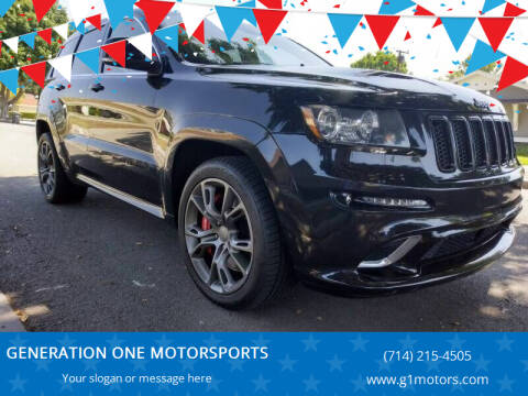 2013 Jeep Grand Cherokee for sale at GENERATION ONE MOTORSPORTS in La Habra CA