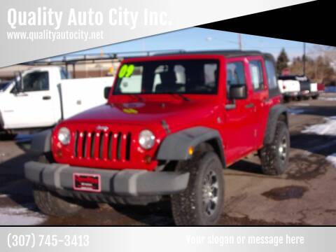 2009 Jeep Wrangler Unlimited for sale at Quality Auto City Inc. in Laramie WY