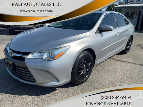 2015 Toyota Camry for sale at RABI AUTO SALES LLC in Garden City ID