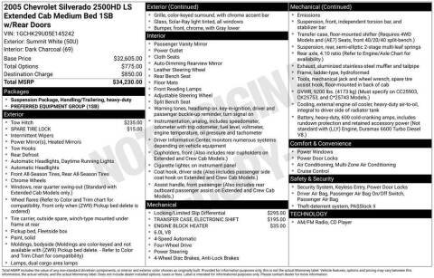 2005 Chevrolet Silverado 2500HD