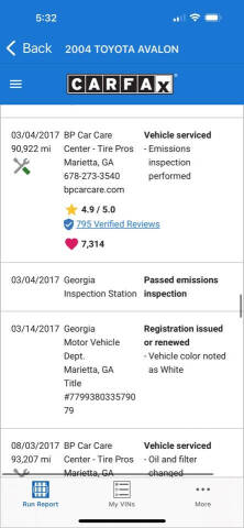 2004 Toyota Avalon XLS