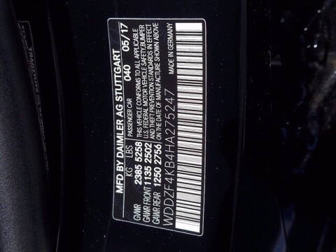 2017 Mercedes-Benz E-Class E 300 4MATIC