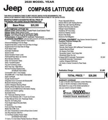 2020 Jeep Compass Latitude