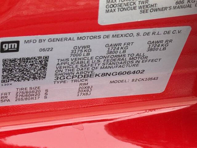 2022 Chevrolet Silverado 1500