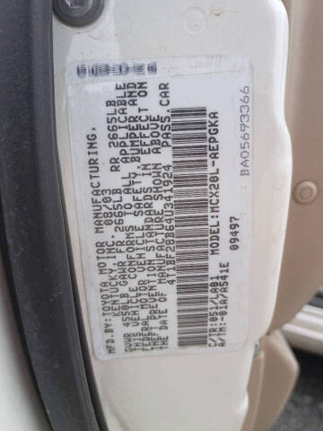2004 Toyota Avalon XLS