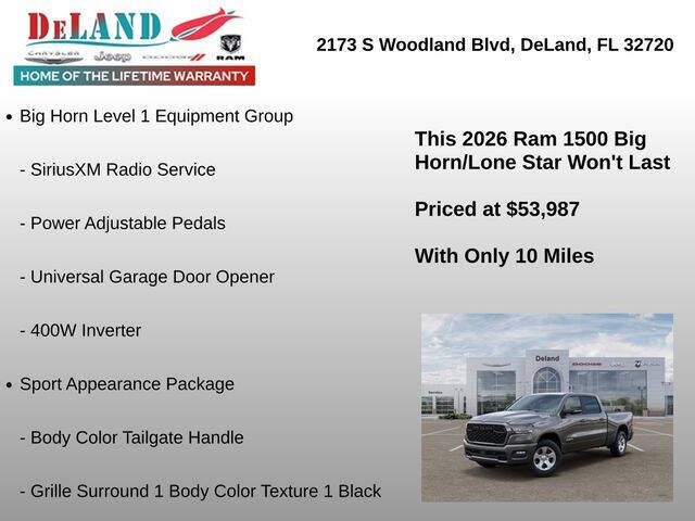 2026 RAM 1500