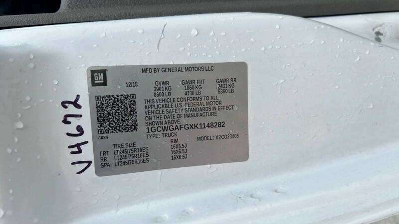 2019 Chevrolet Express 2500