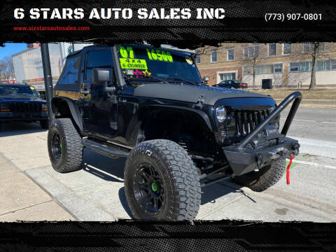 2007 Jeep Wrangler for sale at 6 STARS AUTO SALES INC in Chicago IL
