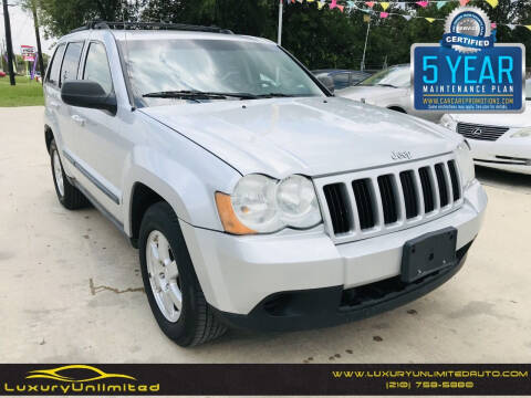 2009 Jeep Grand Cherokee for sale at LUXURY UNLIMITED AUTO SALES in San Antonio TX
