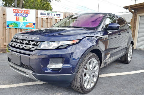 2015 Land Rover Range Rover Evoque for sale at ALWAYSSOLD123 INC in Fort Lauderdale FL
