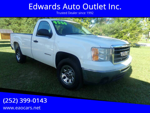 2010 GMC Sierra 1500 for sale at Edwards Auto Outlet Inc. in Wilson NC
