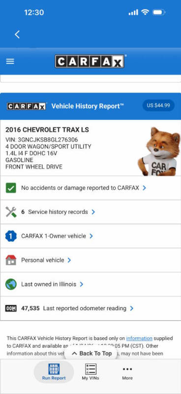 2016 Chevrolet Trax LS