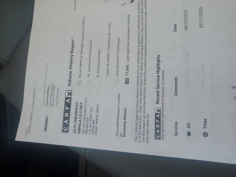 2019 Chevrolet Impala LS Fleet