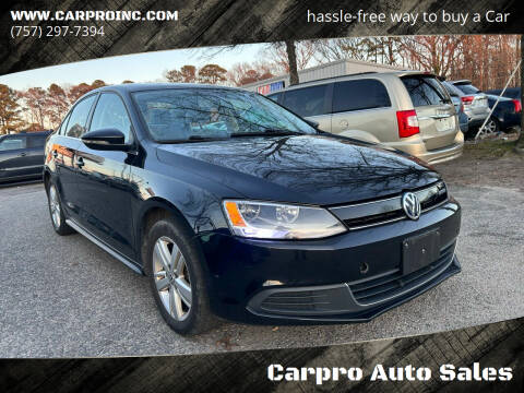 2013 Volkswagen Jetta for sale at Carpro Auto Sales in Chesapeake VA