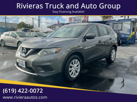 2016 Nissan Rogue for sale at Rivieras Truck and Auto Group in Chula Vista CA