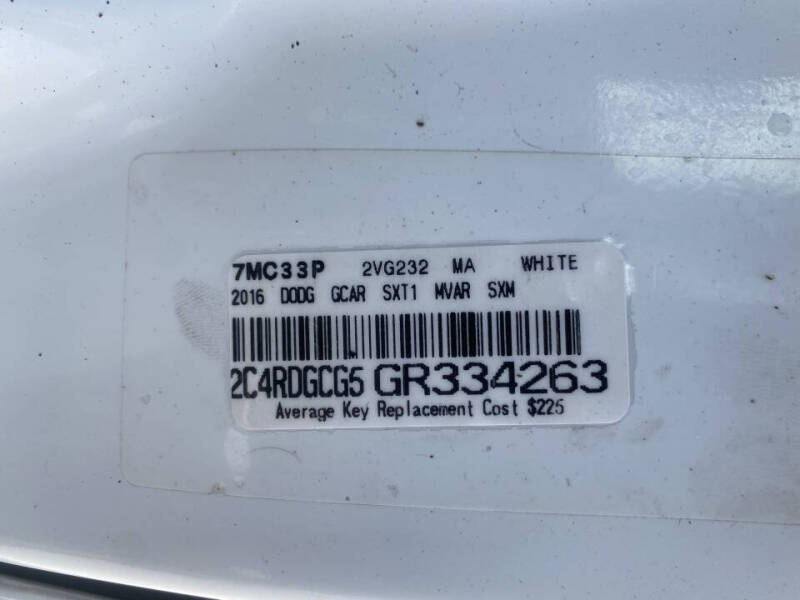 2016 Dodge Grand Caravan SXT