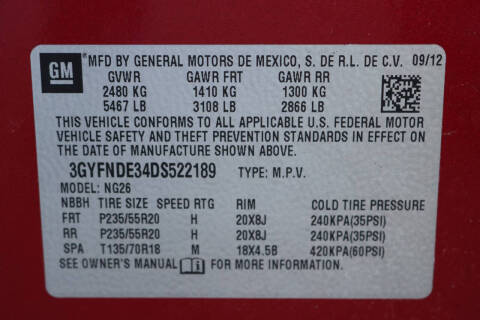 2013 Cadillac SRX Performance Collection