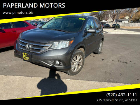 2014 Honda CR-V for sale at PAPERLAND MOTORS in Green Bay WI