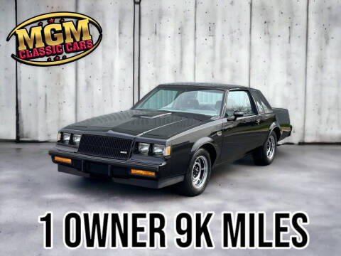 1987 Buick Grand National for sale at MGM CLASSIC CARS in Addison IL