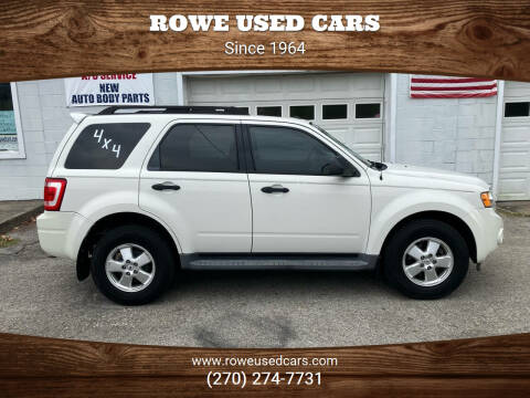 2011 Ford Escape for sale at Rowe Used Cars in Beaver Dam KY