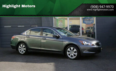 2009 Honda Accord for sale at Highlight Motors in Linden NJ