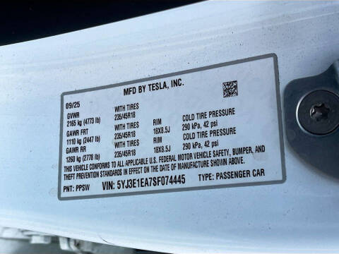 2025 Tesla Model 3 Long Range