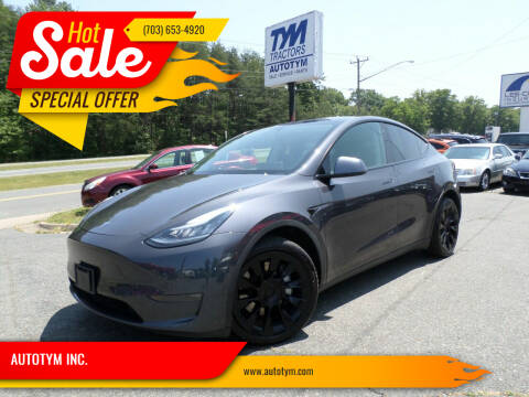 2020 Tesla Model Y for sale at AUTOTYM INC. in Fredericksburg VA