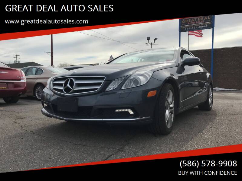 2010 Mercedes-Benz E-Class for sale at GREAT DEAL AUTO SALES in Center Line MI