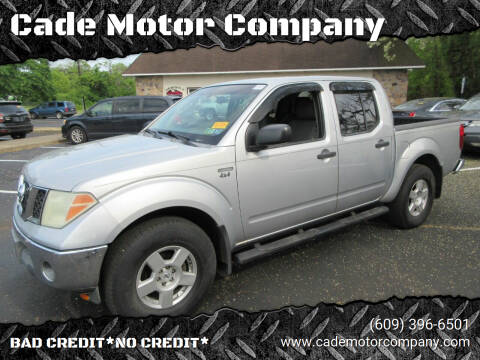 2008 Nissan Frontier for sale at Cade Motor Company in Lawrenceville NJ