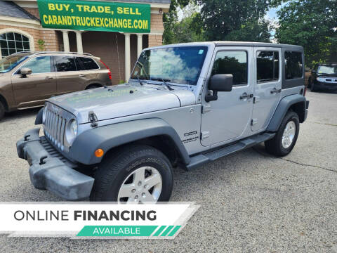 2014 Jeep Wrangler Unlimited for sale at Car and Truck Exchange, Inc. in Rowley MA