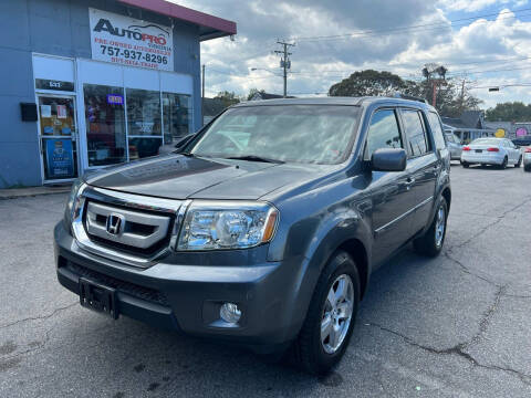 2011 Honda Pilot for sale at AutoPro Virginia LLC in Virginia Beach VA