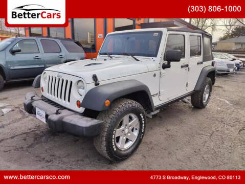 2010 Jeep Wrangler Unlimited for sale at Better Cars in Englewood CO