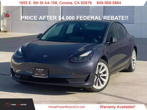 2022 Tesla Model 3 for sale at HorsePower Motors in Norco CA